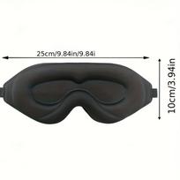 3D Blackout Sleep Mask - 100% Light & Noise Blocking,Adjustable Comfort Fit for Travel,Office,Yoga.Hypoallergenic, Perfect Gift! juoda
