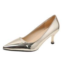 Women New Design Sliver Pumps Fashion Pointed High Heels Ladies Stiletto Sexy Party Shoes Female Comfort High Heels Single Shoe 35