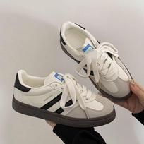 Retro German training shoes New spring and summer breathable platform shoes niche casual board shoes 35