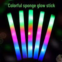 LED Foam Glow Stick vaivorykštės spalva