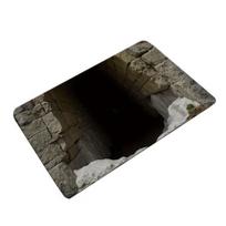 3D Optical Illusion Rug Bottomless Hole Design Non-Slip Doormat for Entrance Bathroom Stairs Playroom 40x60cm