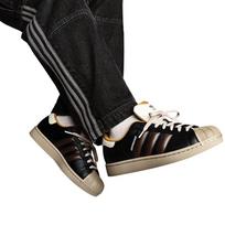 Adidas Wang Anyu's Identical SUPERSTAR II Classic Shell-shaped Platform Shoes Adidas Tricolor JP9187 35.5