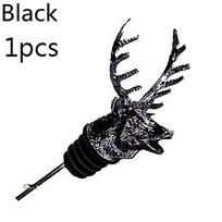 Wine Bottle Pourer Stopper Stainless Steel Deer Stag Head Dragon Head Unique Wine Aerators Bar Tools Barware
