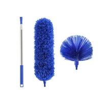 2.5m Microfiber Cleaning Duster with Washable Extendable Pole & Retractable Cable, Reusable Cleaning Tool for Home
