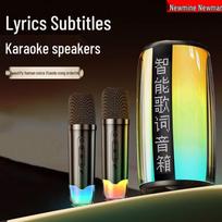 Newmine K191 Mini Wireless Bluetooth Karaoke Speaker with Dual Microphones (CN version)