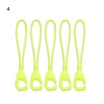 5pcs Zipper Pull Puller End Fit Rope Tag Fixer Zip Cord Tab Replacement Clip Broken Buckle Travel Bag Suitcase Tent Backpack