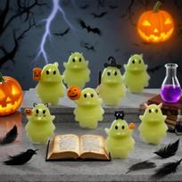 For Halloween Ghost Ornaments  Ghost Decor Glow In Dark Mini Phone Figure Toy Toys Statue Novelty For With Light Feature Indoor China Mainland