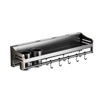 Carbon Steel Spice Rack Mountable Storage Solution For Spices Oil Sugar – Easy Setup Cooking Oil Is Fade-resistant Etc.