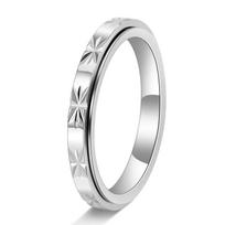 3MM Rotatable Anxiety Jewelry Stainless Steel Fidget Ring Minimalist Jewelry Stress Relief Fidget Jewelry 6