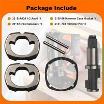 ABUL-2135-THK1 Pneumatic Impact Wrench Hammer Kit For Ingersoll-Rand 2135Ti 2135Qti Replacement Part mėlyna