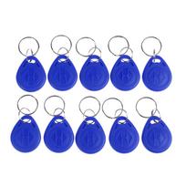 10Pcs TK4100 keychains 125KHZ RFID proximity id card token tags key fobs NFC