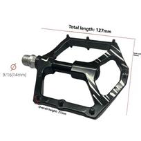 BAAU Ultralight Bicycle Pedals Road Bicycle Pedal Aluminum Alloy Anti-Skid Mountain Bicycle Pedal Bicycle Accessories NONE