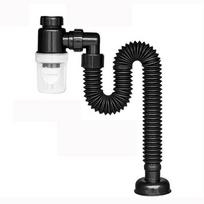 1Pcs Durable Washbasin Pipeline Anti-Odor Deodorant Kitchen Bathroom Accessories Sink Hose Sink Drain Pipe Sewer Pipe Plumbing