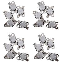 ABUL-KSD301 250V 10A Thermostat Temperature Control Switch 135 Celsius N.C 20 Pcs