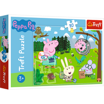 30 detalių dėlionė „Lauko ekspedicija – Peppa Pig“