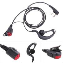 2Pin Walkie Talkie Earpiece Headset Multifunctional G-Shape Earpiece Headset Privacy Accessories for Two Way Radio China Mainland
