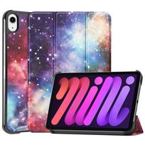Case for iPad Mini 7 6 8.3'' with [Tri-fold Stand + Auto Wake/Sleep], Colorful Premium PU Leather Case Shockproof Hard Shell For iPad Mini 6