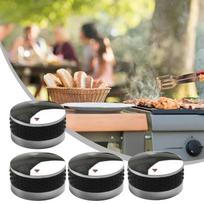 4 PCS Gas Grill Control Knobs Replacement Parts Fit For BBQ Gas Grill Oven Stove Round Accessories Outdoor BBQ Party 50mm