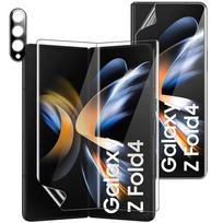 for Samsung Galaxy Z Fold Flip 4/3 Screen Protector, Inner+ Front TPU Screen Protector + Tempered Glass Camera Lens Protector for Galaxy Z Fold 4