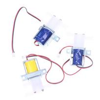 1Pc DC 6V/12V/24V Two-Position Three-Way Electric Solenoid Valve N/O N/C For Water Air Dual-Use Chiller Dehumidifier Valve 24V