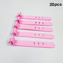 [C]Silicone Cable Organizer Wire Management Bobbin Winders Flexible Tie for Data Cord Holding Storage Solutions 10PCS