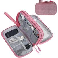 Electronic Organizer, Travel Cable Organizer Bag Pouch Electronic Accessories Carry Case Portable Waterproof Double Layers All-in-One Storage Bag for