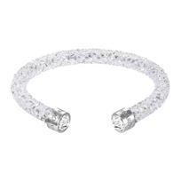 Swarovski Baltas Kristalas Vienas Žiedas Minkšta Apyrankė Moteriškos apyrankės 5255899 Box (Random Color),F
