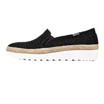 Skechers Bobs Fashion Versatile Simple Comfortable Casual Flats Women flats Gray Black 114525-TPE 36
