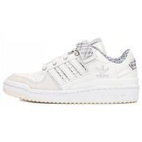 (WMNS) adidas Forum Low 'Crystal White Plaid' Women's FZ5627 EU 39⅓