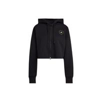 (WMNS) adidas by Stella McCartney Cropped Hoodie Asia Sizing 'Black' Women's HG1946 L