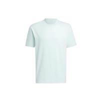 adidas neo Solid Color Round Neck Sports Short Sleeve Dotted Green T-Shirt Men's HS6814 L
