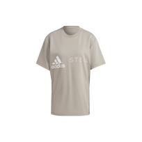 (WMNS) adidas By Stella McCartney logo-print T-shirt 'Grey' Women's HY1141 S