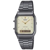 CASIO Quartz Watch Vintage Series Unisex Dual Time Light Gold Overseas Model [Casio] Analog-Digital AQ-230GG-9A [Used]