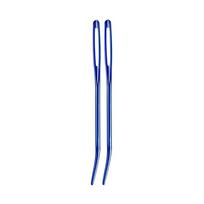 Big Eye Bent Needle Needlework Crafts Sewing Bent Tip Aluminum Multisize Knitting Needles Crochet Needles Blanket Shawl