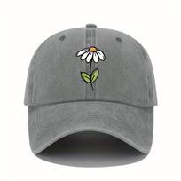 Floral printed baseball cap lightweight polyester fiber Unisexs and Womens all season casual outdoor sports cap Adjustable