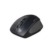 Buffalo BUFFALO USB Receiver Wireless (2.4GHz) BlueLED Premium Fit Mouse Silent 5-Button Medium Size Black BSMBW505MBK