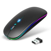 Wireless Bluetooth 5.2 Mouse [Type-C Rechargeable & Silent] Slim, Compact, Instant Connection, Energy Saving, High Sensitivity, 2.4GHz, 3-Stage DPI