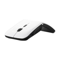 E-Supply Wireless Mouse, Bluetooth, USB Rechargeable, Slim, Quiet, Low Power Consumption, Connects to 3 Devices Simultaneously, Portable, White