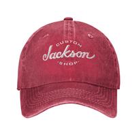 Jackson Guitars Custom Shop Arc Logo Instagram Style Baseball cap WearResistant And Durable Daily Outfits Durable Denim Hat One Size