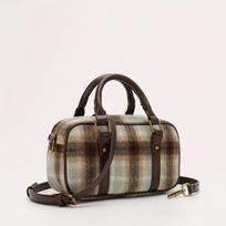 Retro Plaid Design Messenger Bag for Ladies, College Style Square Purse, Suitable for Shopping Clothing and Daily Commute