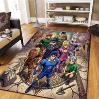 JoJos Bizarre Adventure Carpet for Living Room Bedroom, Home Decor Cool Movie Mat & Floor Play Mat -HE34 60x90cm
