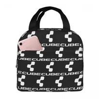 Cube Cycling Mtb Mountain Bike Insulated Lunch Bag for Women Kids Portable Food Boxes Thermal Lunch Box Tote One Size