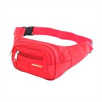 Mūsų pasivaikščiojimo turas Unisex lauko sportinis liemens krepšys, atsparus vandeniui Crossbody pakuotės laikymo krepšys raudona