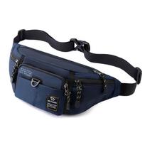 Vyriški juosmens „Fanny Pack“ diržas, diržas, krūtinės krepšys Kelioninis kelių kišenių karinis mados pinigai Vyriški nailono maišeliai piniginė, buferiniai krepšiai