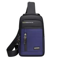 Men's Sling Bag Crossbody Backpack Shoulder Bag Lightweight Waterproof Chest Bag Travel Daypack mėlyna