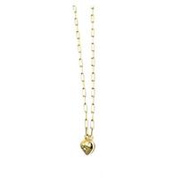 COACH Brand Design Brass Necklace Women's Gold auksas