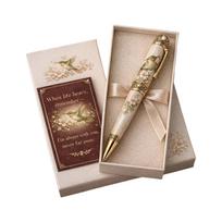 TOMYDAUGHTER Hummingbird Pen 10ml Elegant Decorative Writing Instrument with Floral Pattern and Gift Box Packaging Suitable for Everyday Use