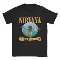 Nirvana Grunge Band Tee Graphic T Shirt Streetwear Vintage Y2K Mens [S-6XL] XL