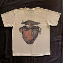 Dennis Rodman Face Graphic T Shirt Mens Y2K Vintage Style Streetwear Tee S-3XL 4XL