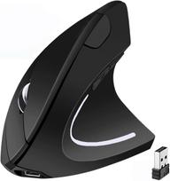BeWishes Ergonomic Mouse, High-Precision Vertical Wireless Mouse, Rechargeable 2.4GHz Optical Vertical Mouse, 3 Adjustable DPI Settings (80012001600